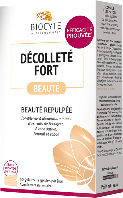 Харчова добавка для зони декольте Decollete Fort